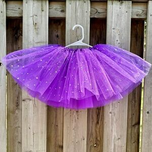 Brand New Sparkle Purple Tutu 4 Layer sparkle tutu
